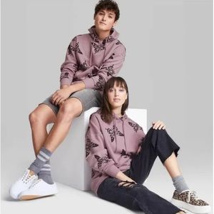 Wild Fable Purple Butterfly hoodie